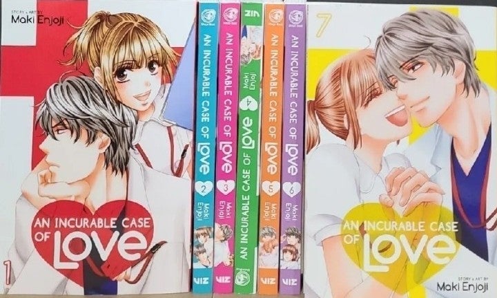 An Incurable Case Of Love Manga Vol 1-7 English Complete Set From Viz Media