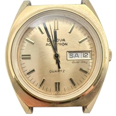 Vintage 1970s Bulova Accutron Dual-Day Quartz Watch
