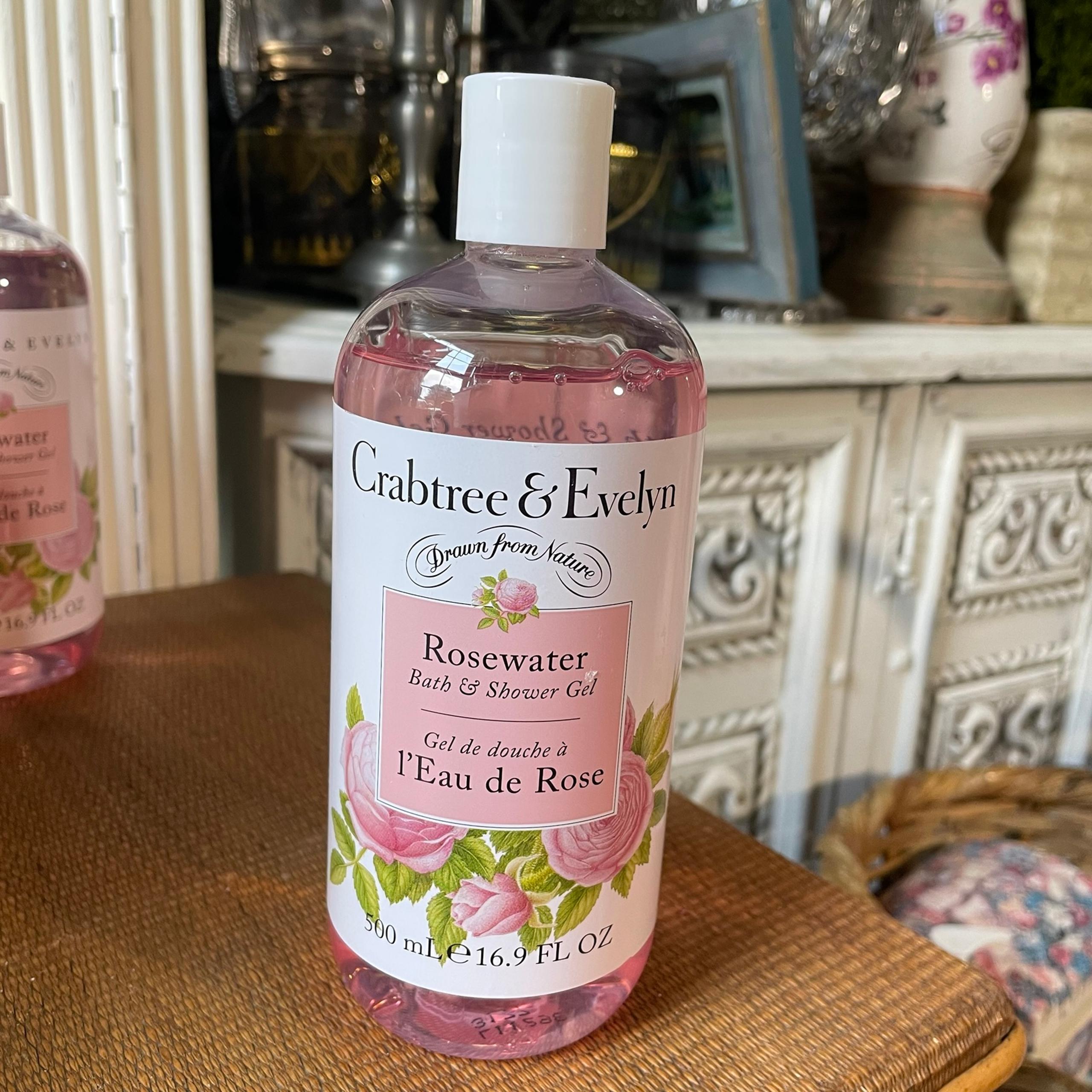 Crabtree & Evelyn Rosewater bath & shower gel 16.9 Fl Oz