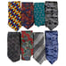 Mens Silk Necktie Lot of 8 Novelty Floral Paisley Abstract Geometric Stripes