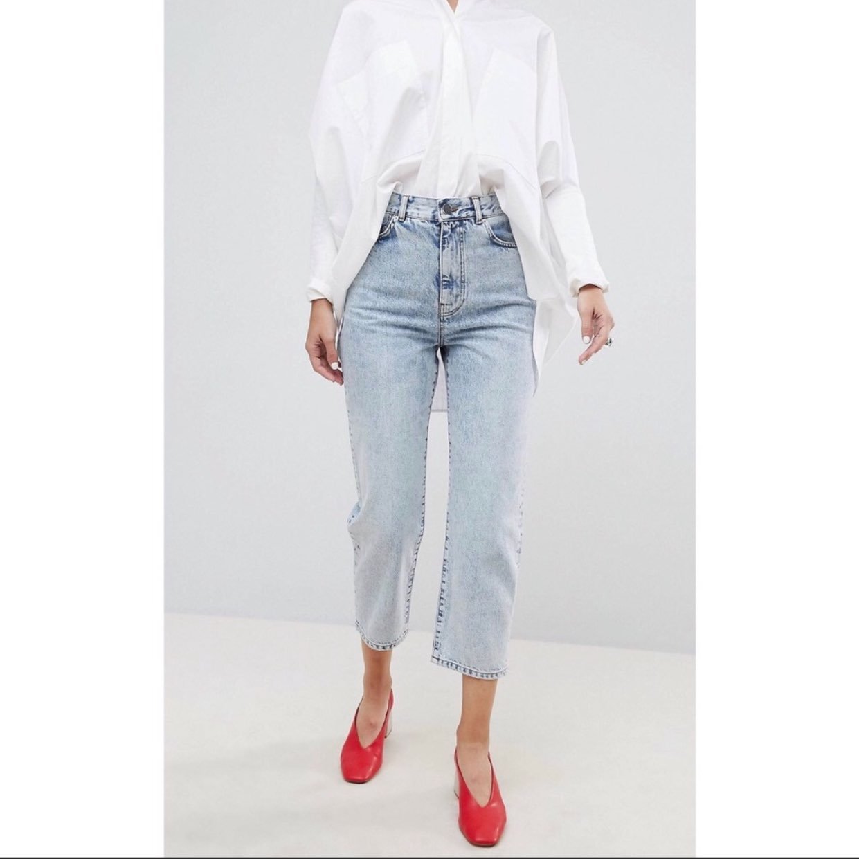 ASOS Boyfriend Jeans Light Denim W34L32