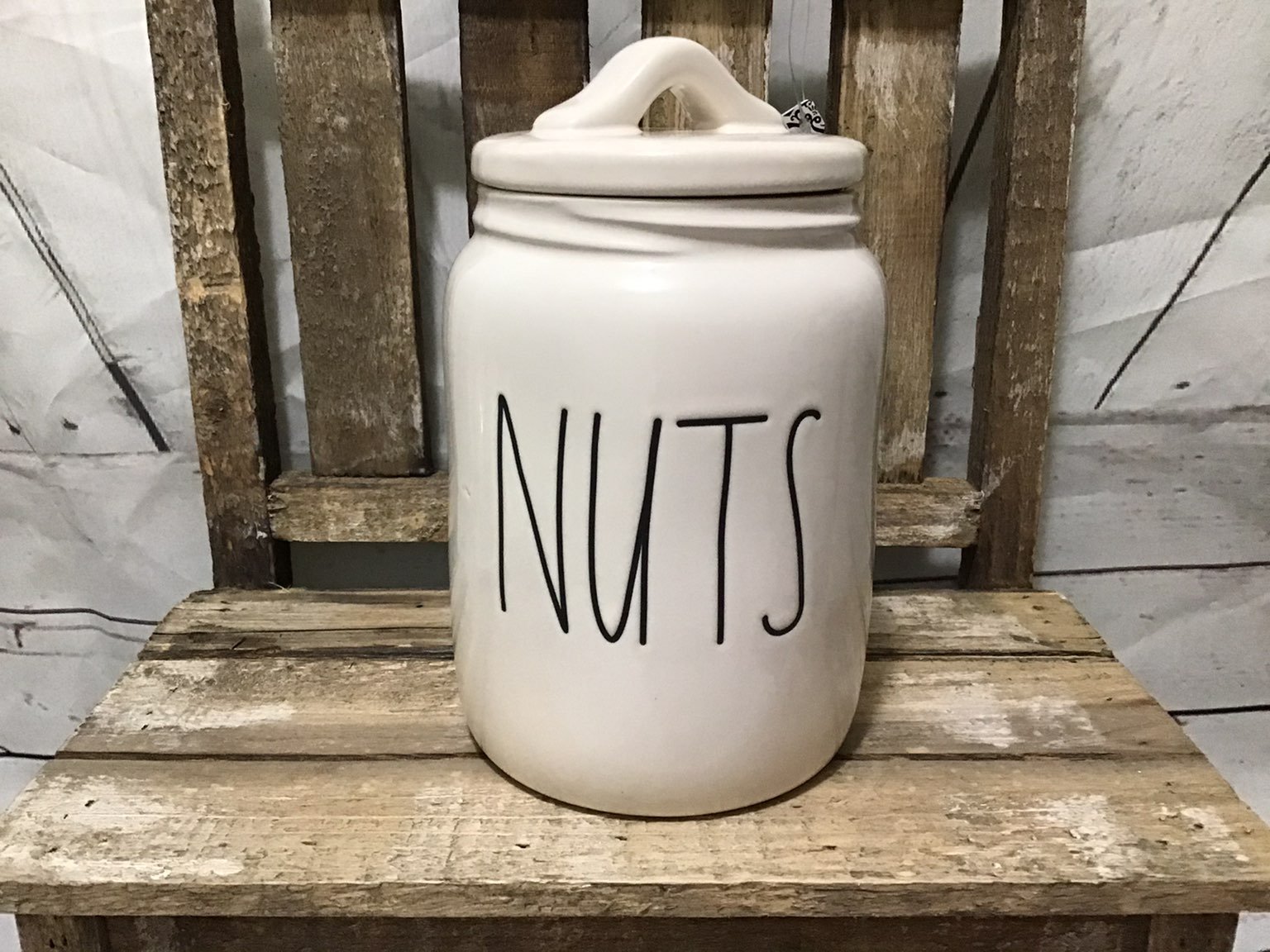 Rae Dunn Baby Nuts Canister