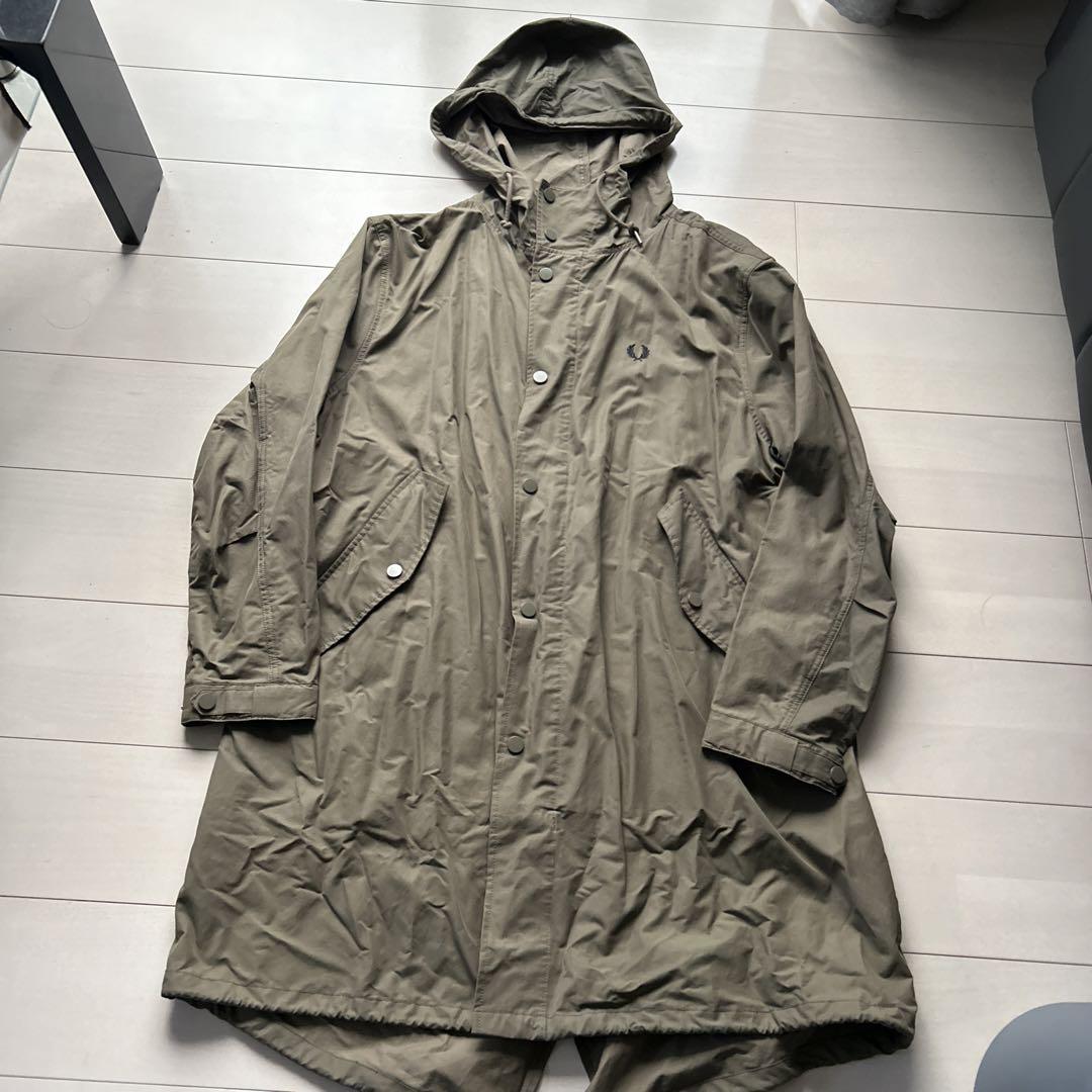 FRED PERRY Mods Coat Military Vintage Khaki