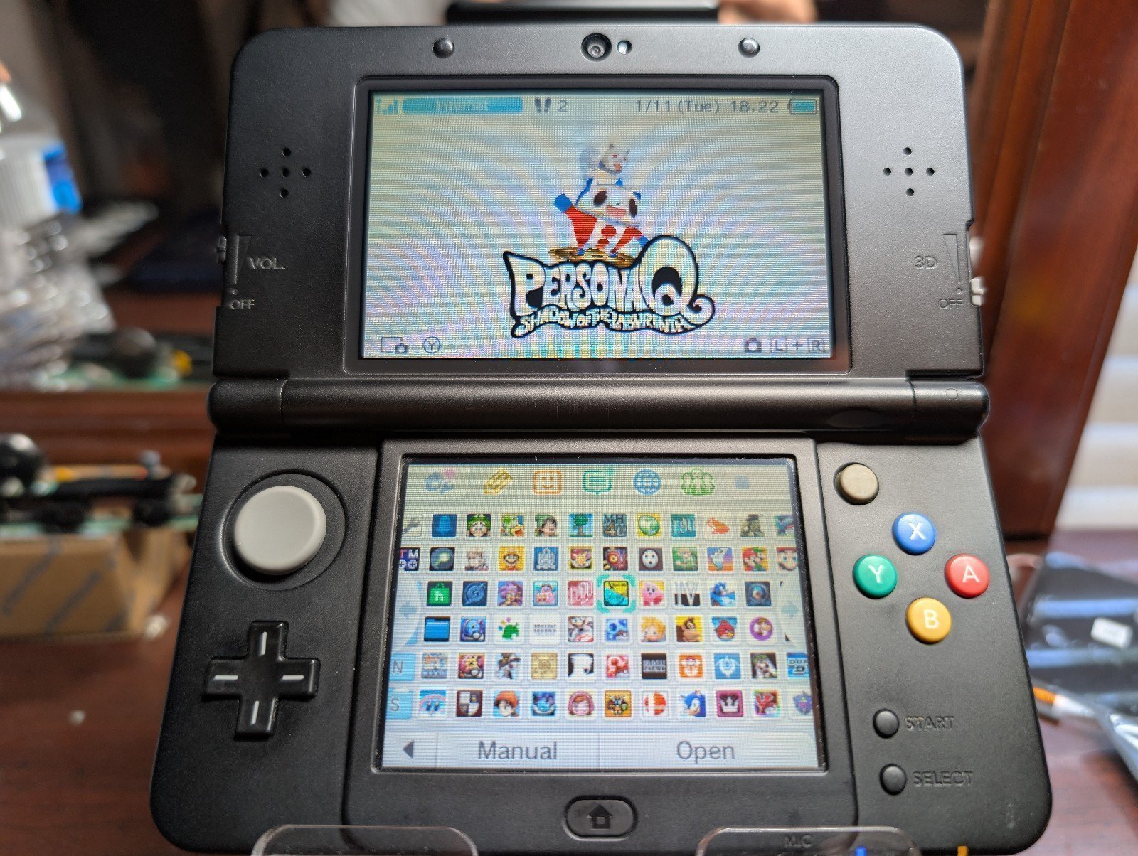 new Nintendo 3ds Black | USB C Port Added | 128gb SD Card | And much more!