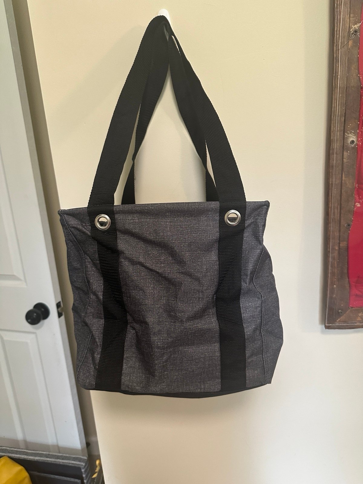 Thirty one gray and black utility bag