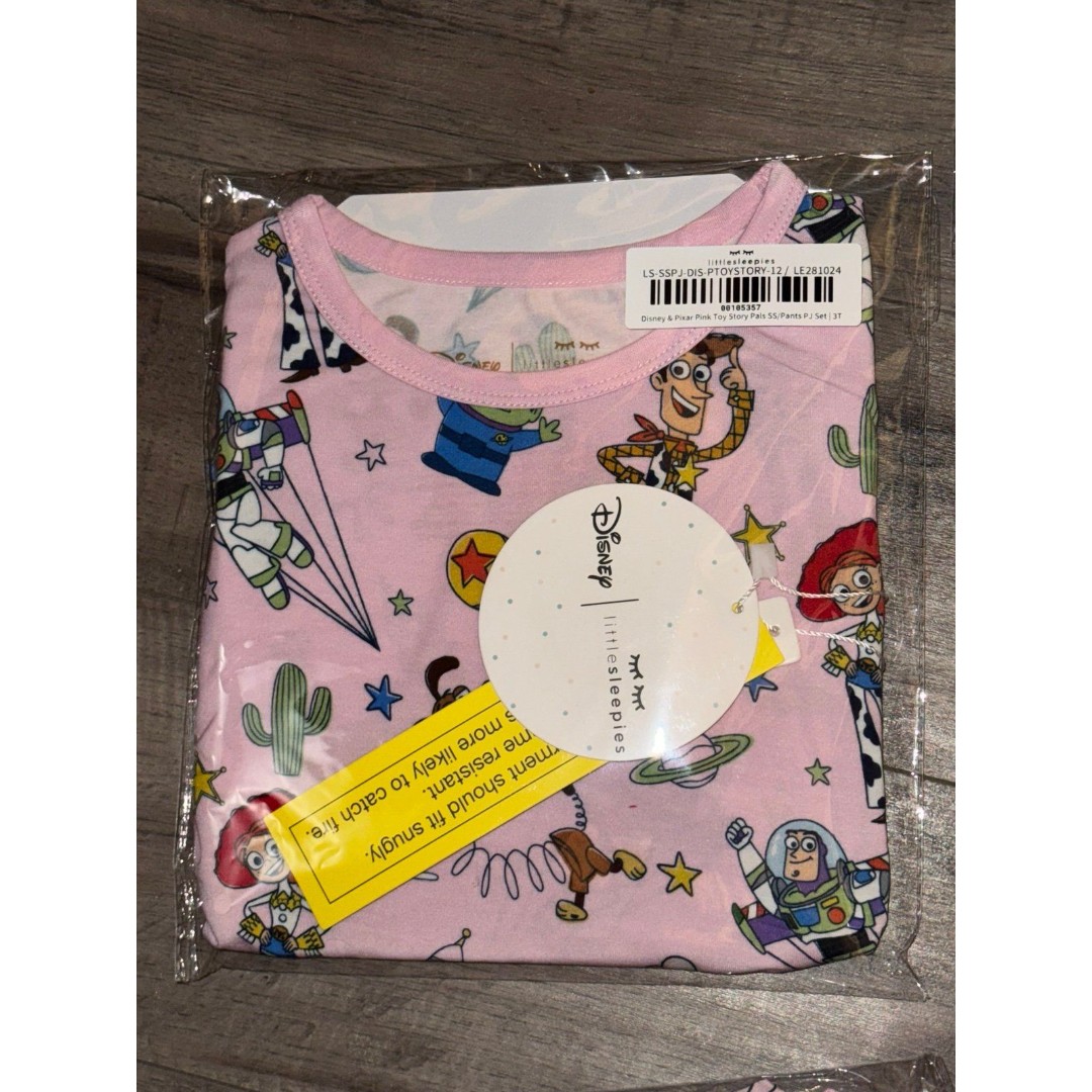 Little Sleepies Disney & Pixar Pink Toy Story Pals s/s pajama set 3T (P-072)