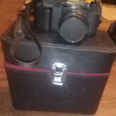 Yashica vintage 35mm camera w/lenses