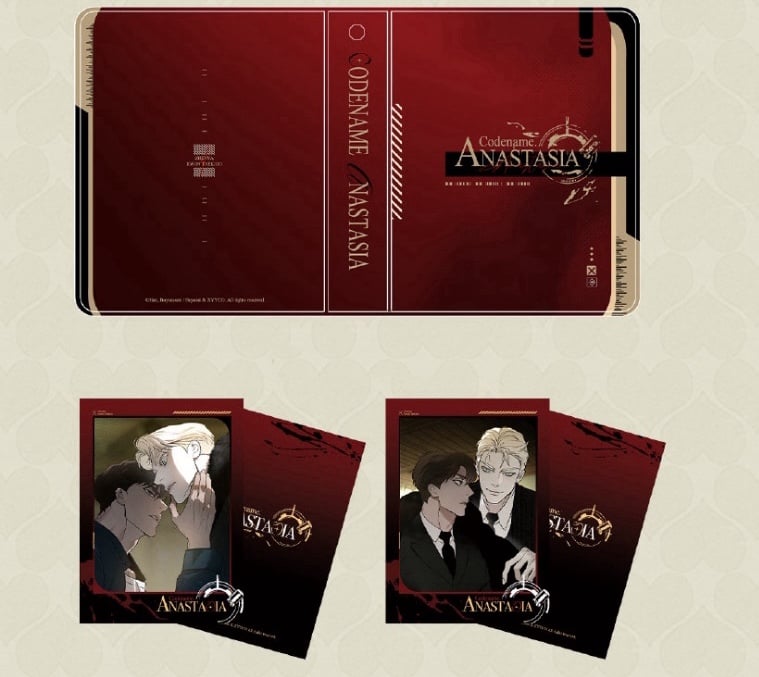 codename anastasia binder set