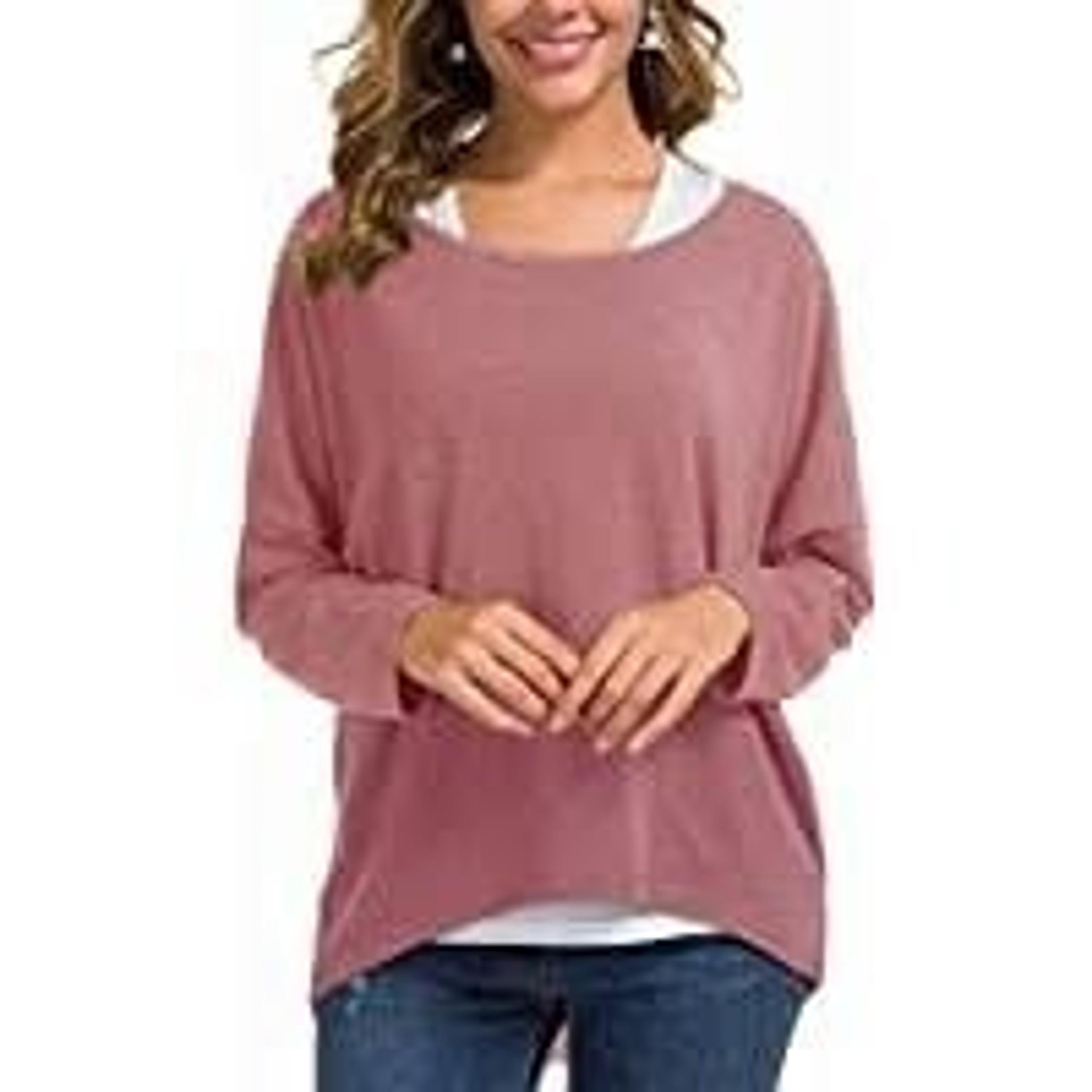UGET Women's Oversized Baggy Pullover