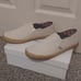 Ben Sherman Jenson Hill Natural Cotton Slip On Shoes Men's Size 8 NWT New in Box