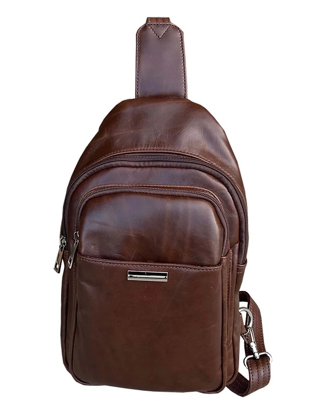 Conceal Carry Roma Leathers Brown Backpack