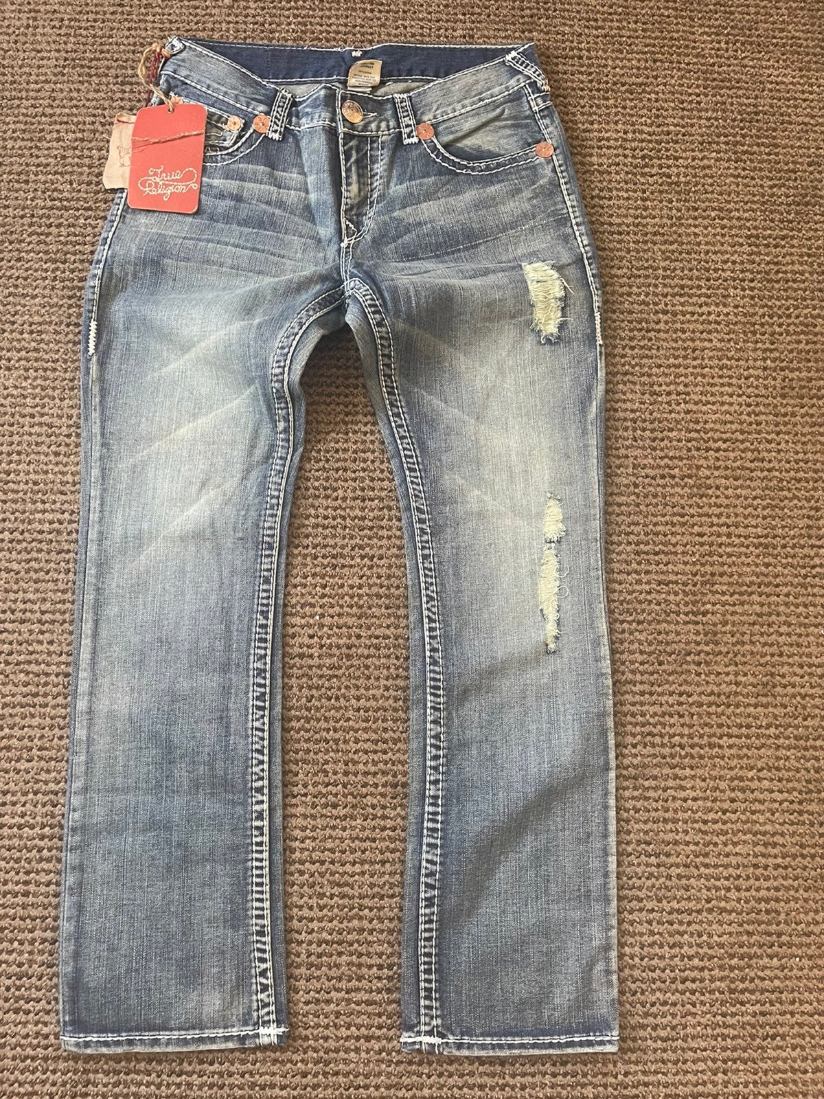 True Religion Ricky Super T Straight Boo