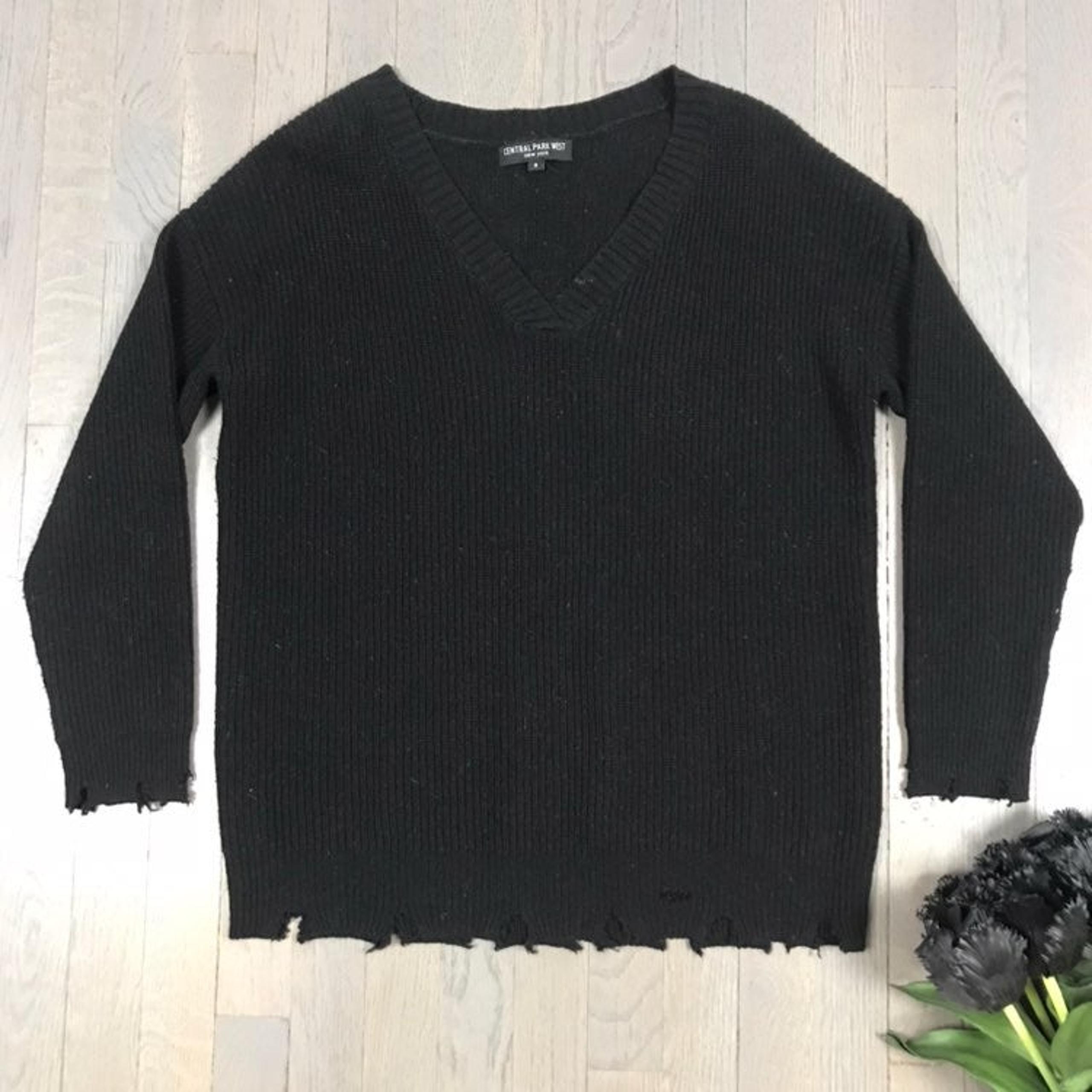Central Park West new york Black Sweater