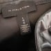 H BY HALSTON Black Paneled Faux Leather Skirt Size Large Midi Length