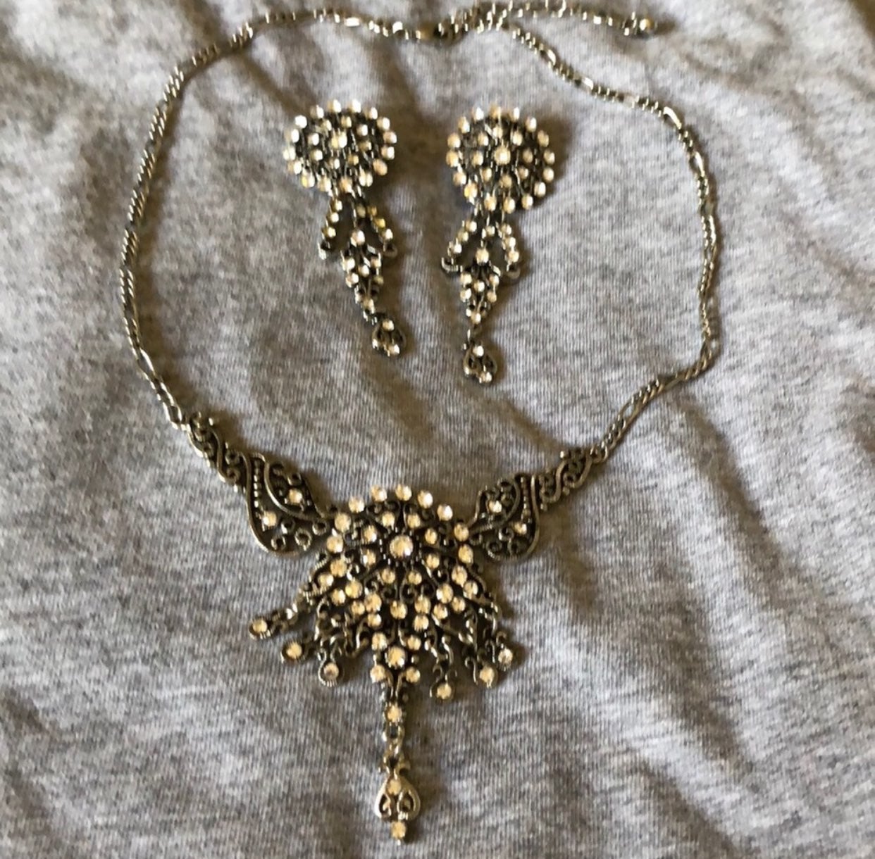 Earring And Necklace Set