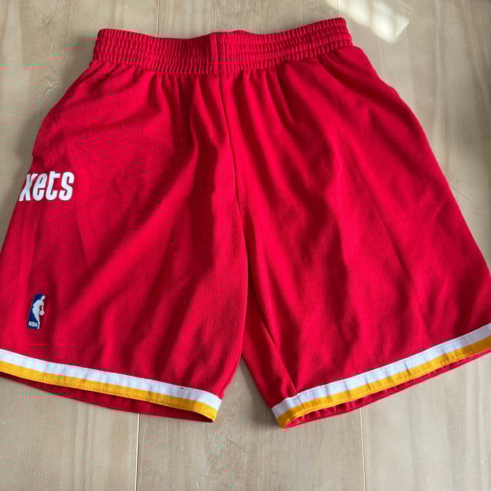 Men's Red Houston Rockets 1993/94 Hardwood
Classics Swingman Basketball Shorts