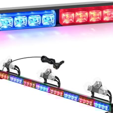 Emergency Strobe Light Bar 35 Inch 32 LED 21 Flash Patterns