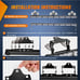Emergency Strobe Light Bar 35 Inch 32 LED 21 Flash Patterns