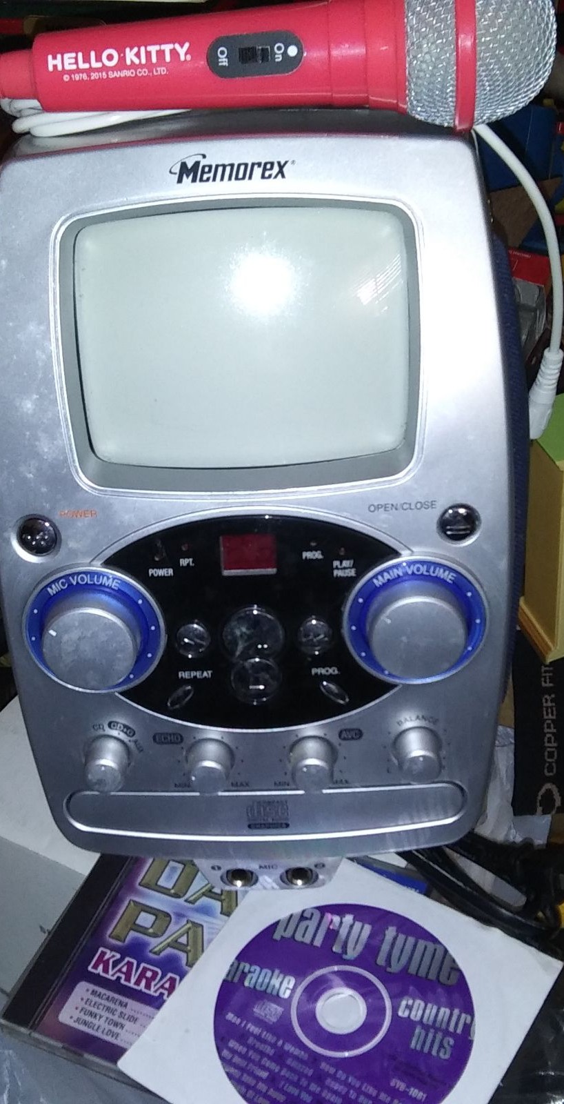 Karaoke Machine with Mic 2 CDs