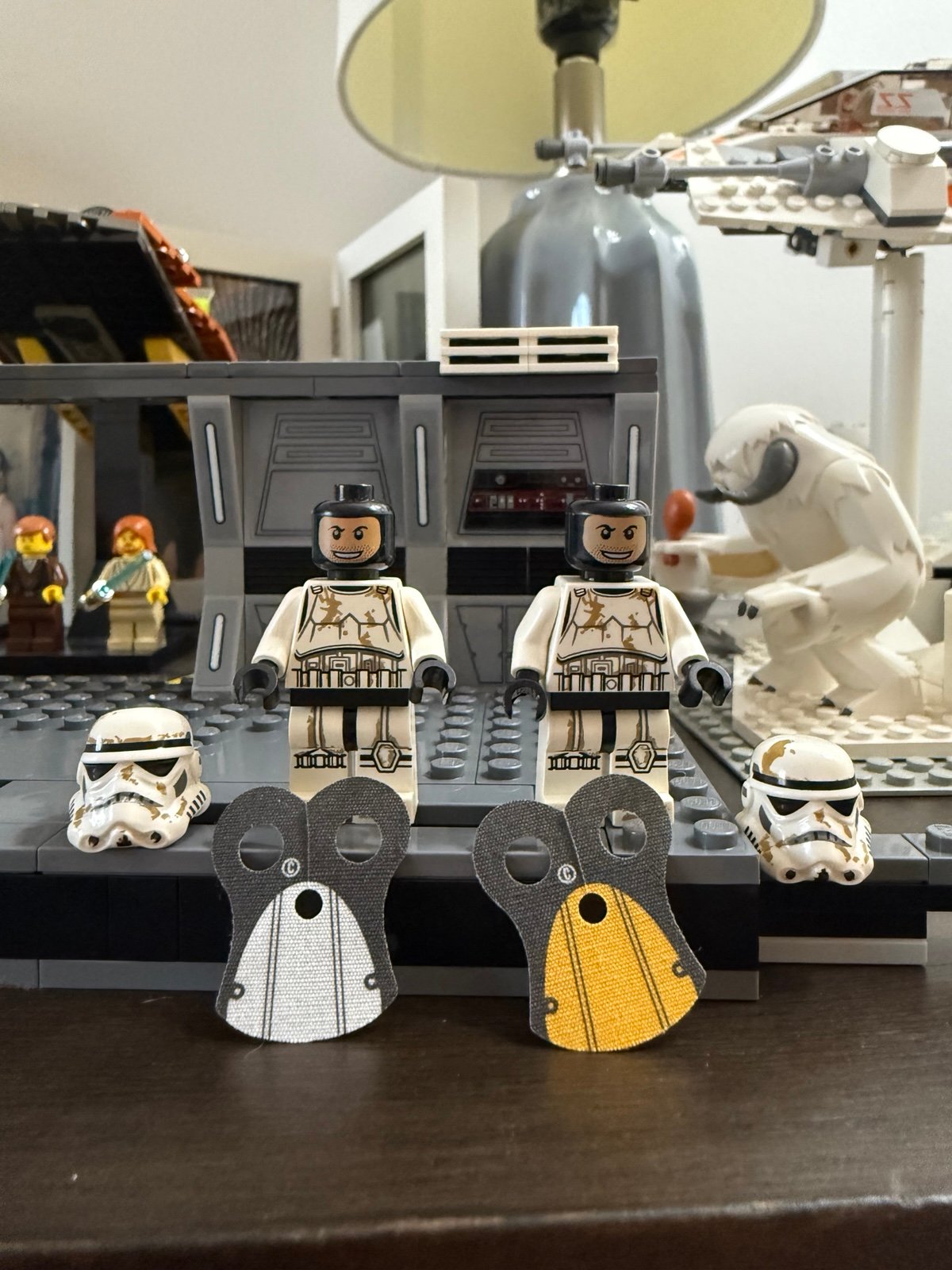 Lego Star Wars Lot of 2 Sand Troopers sw0383 / sw0364