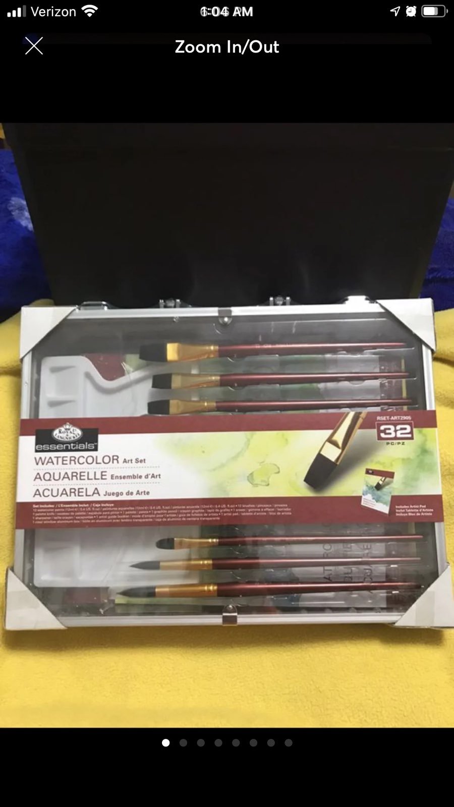 32 Piece Watercolor Art Set