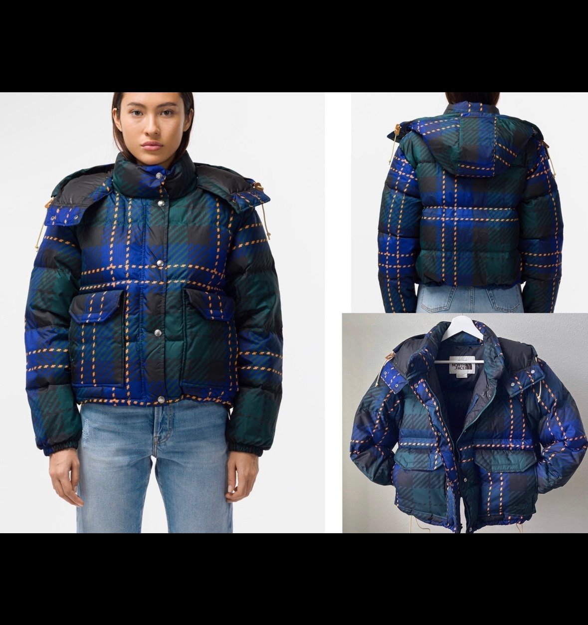 THE NORTH FACE Printed 71 Sierra Down Short Jacket in size XS