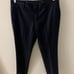 Polo Ralph Lauren Deep Navy 100% Virgin Wool Dress Custom Pleated Trousers 34x30