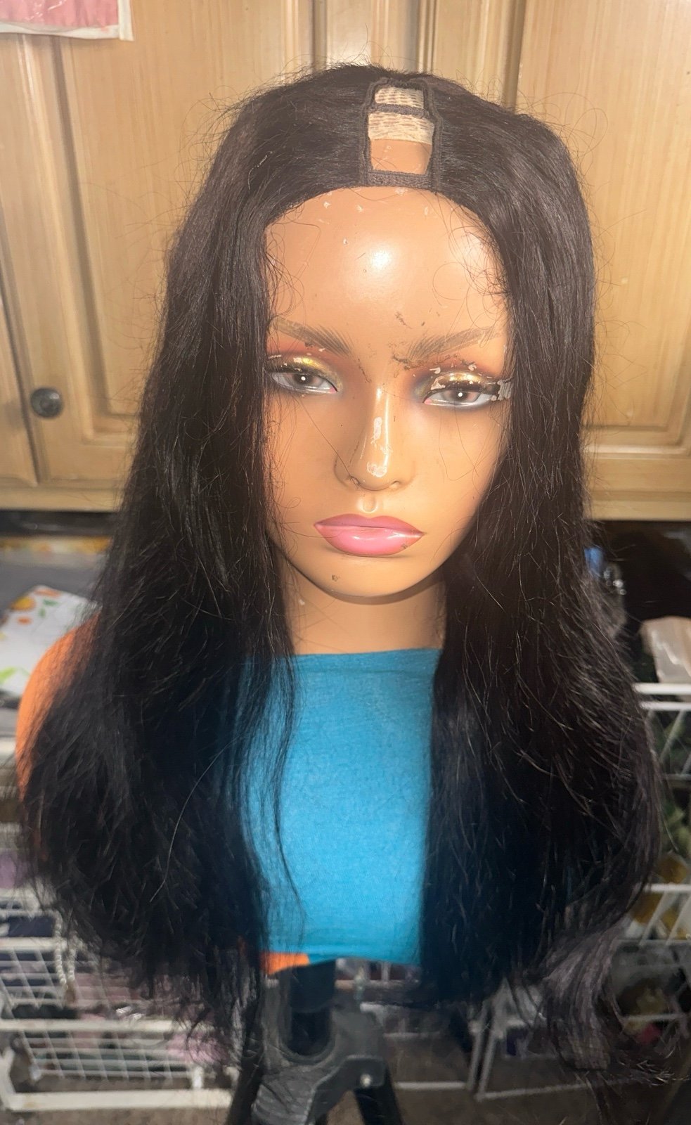Lot 2568❤️ NEW 100% Human Hair U-Part Leave Out wig 24” 150 Density