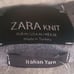 Zara Knit Italian Wool Blend Kimono Long Open Front Sweater Coat Medium