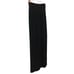Enza Costa Silk Blend Ribbed Jersey Midi Pencil Skirt Side Slit Black Size Small