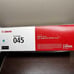 Genuine Canon 045 Cyan Blue Color Laser Printer Toner Cartridge Ink *Open Box*