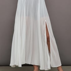 Carbon38 Mesh Pleated Skirt XL