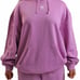 Adidas Women’s Sportswear Essentials Oversized Pink Fleece Hoodie XS-L