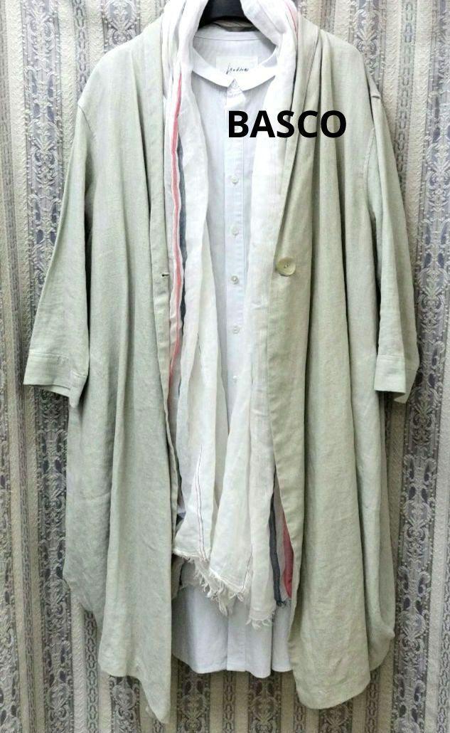 BASCO Linen Cocoon Coat, Excellent Condition