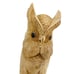 Owl Parasite Wood Carving Sculpture Figure 10” Large Hand Carved Bird Vintage