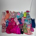 Mattel Barbie Lot Of 24 Dresses Long Short Variety Vintage Modern *Read