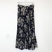 A.L.C. Williams Midi Floral Pleated Skirt Black Classic Feminine Chic SIZE 6