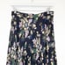 A.L.C. Williams Midi Floral Pleated Skirt Black Classic Feminine Chic SIZE 6