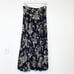 A.L.C. Williams Midi Floral Pleated Skirt Black Classic Feminine Chic SIZE 6