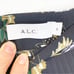 A.L.C. Williams Midi Floral Pleated Skirt Black Classic Feminine Chic SIZE 6