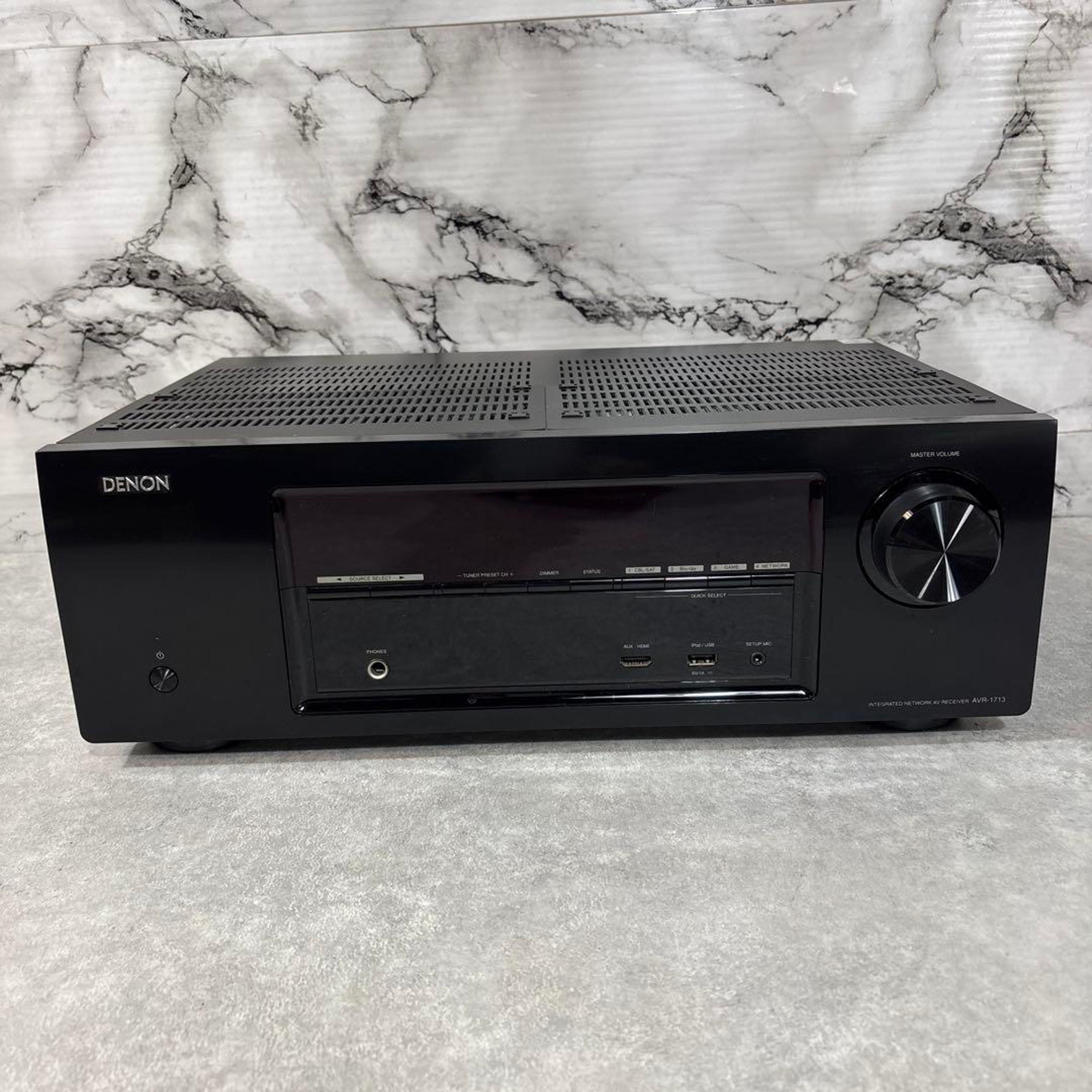 Denon AV Surround Receiver Black AVR-1713