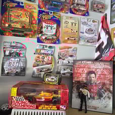 Tony Smoke Stewart collection with TWO autographs and many Rookie items!