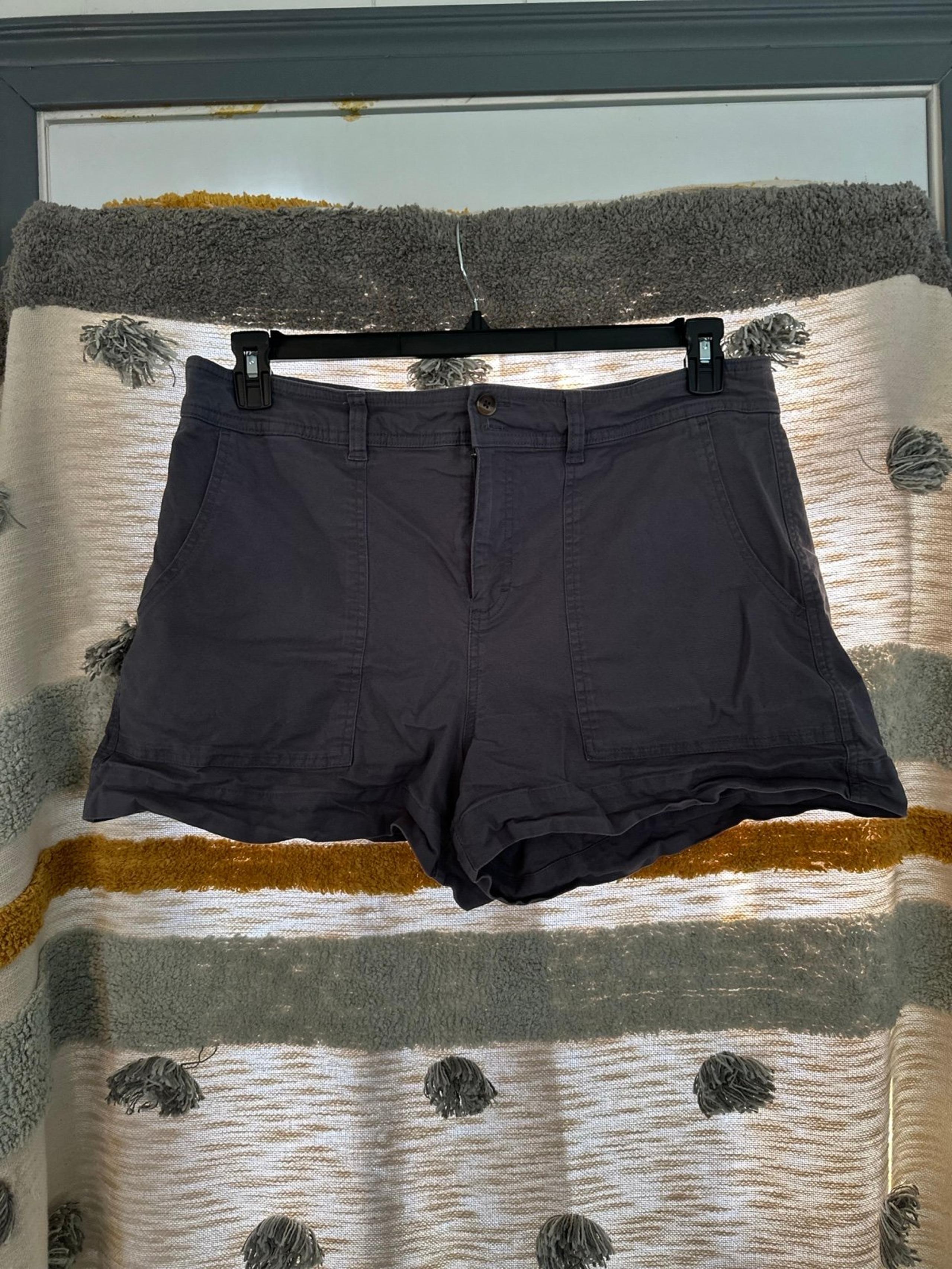 A new day charcoal denim shorts - Sz 18