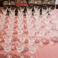 Cristal de Flandre Wine Glasses, 23