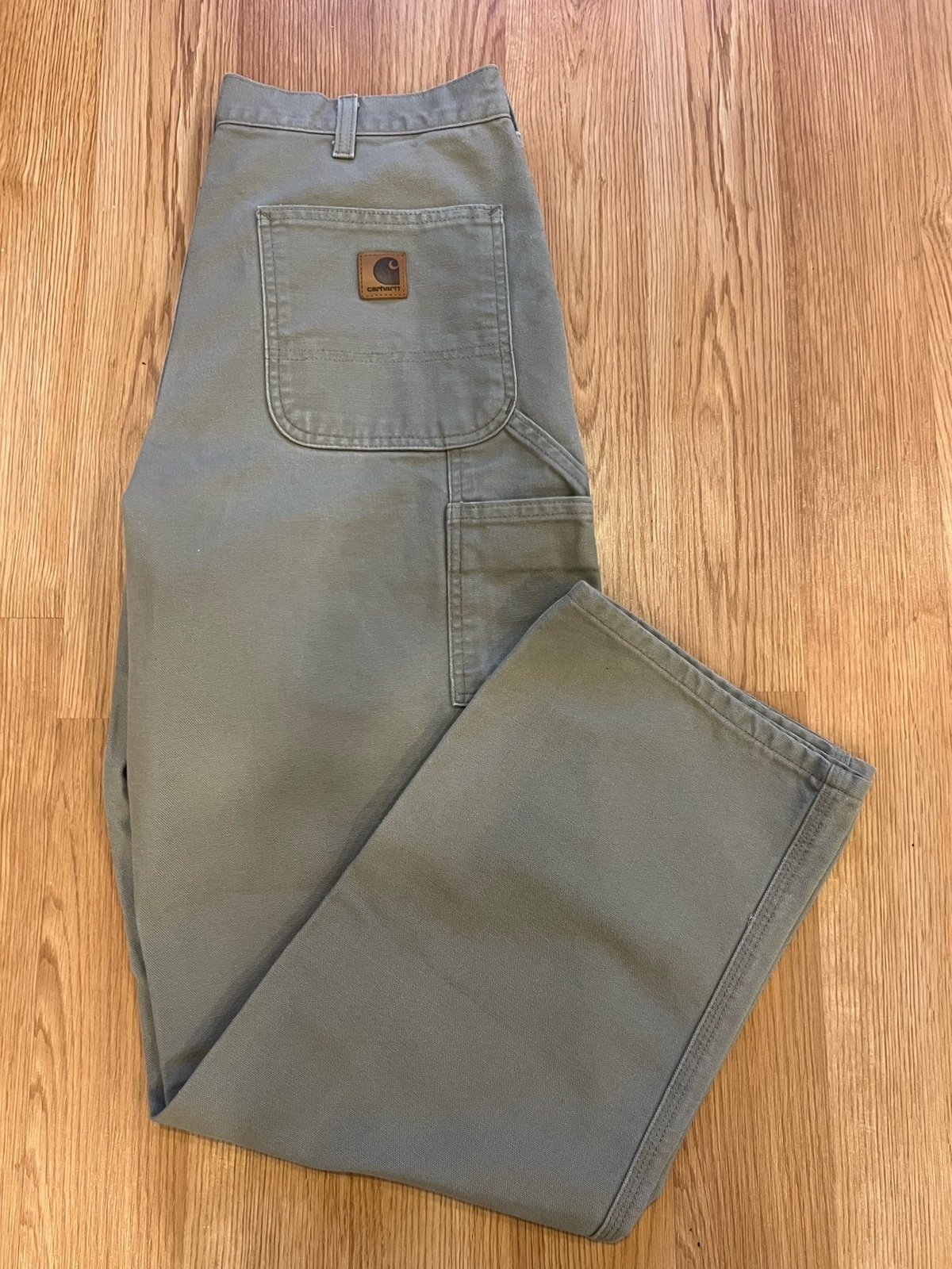 Khaki Carhartt Pants original dungaree fit