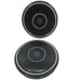 Vtg. 2 Trend P. Bauhaus Kimochi Japan Modernist MCM Minimalist Blk Salad Plates
