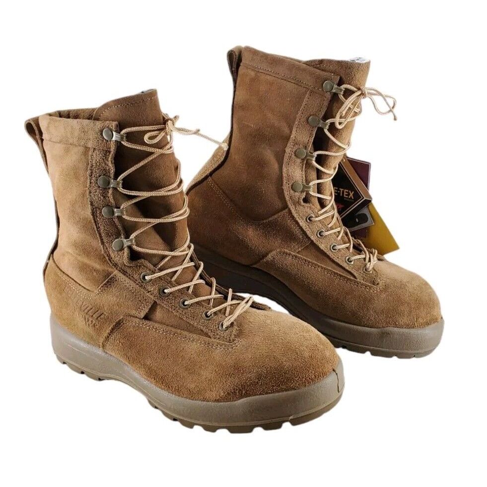 Belleville XCW Combat Boots Mens 10 W Suede Brown Exreme Cold Weather Goretex