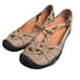 Jambu Xterra air vent tan leather t-strap Mary Jane outdoor flats sandal 7.5