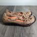 Jambu Xterra air vent tan leather t-strap Mary Jane outdoor flats sandal 7.5