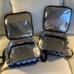 Thirty-One Perfect Potluck - 3 piece Thermal set - Black and white chevron